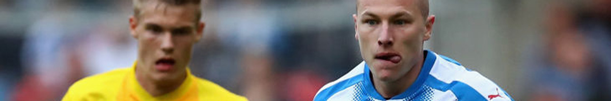 Huddersfield midfielder Aaron Mooy