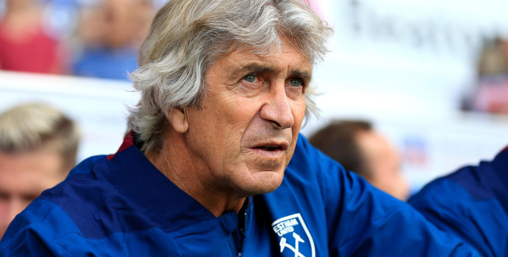 Former West Ham boss Manuel Pellegrini