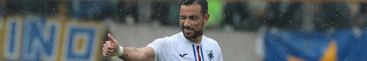 Sampdoria striker Fabio Quagliarella