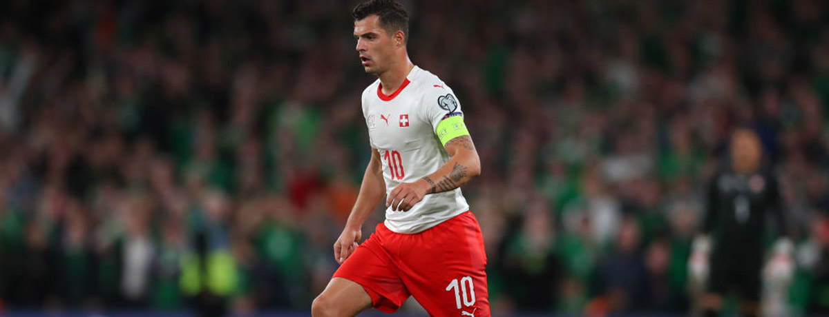 Granit Xhaka of Switzerland