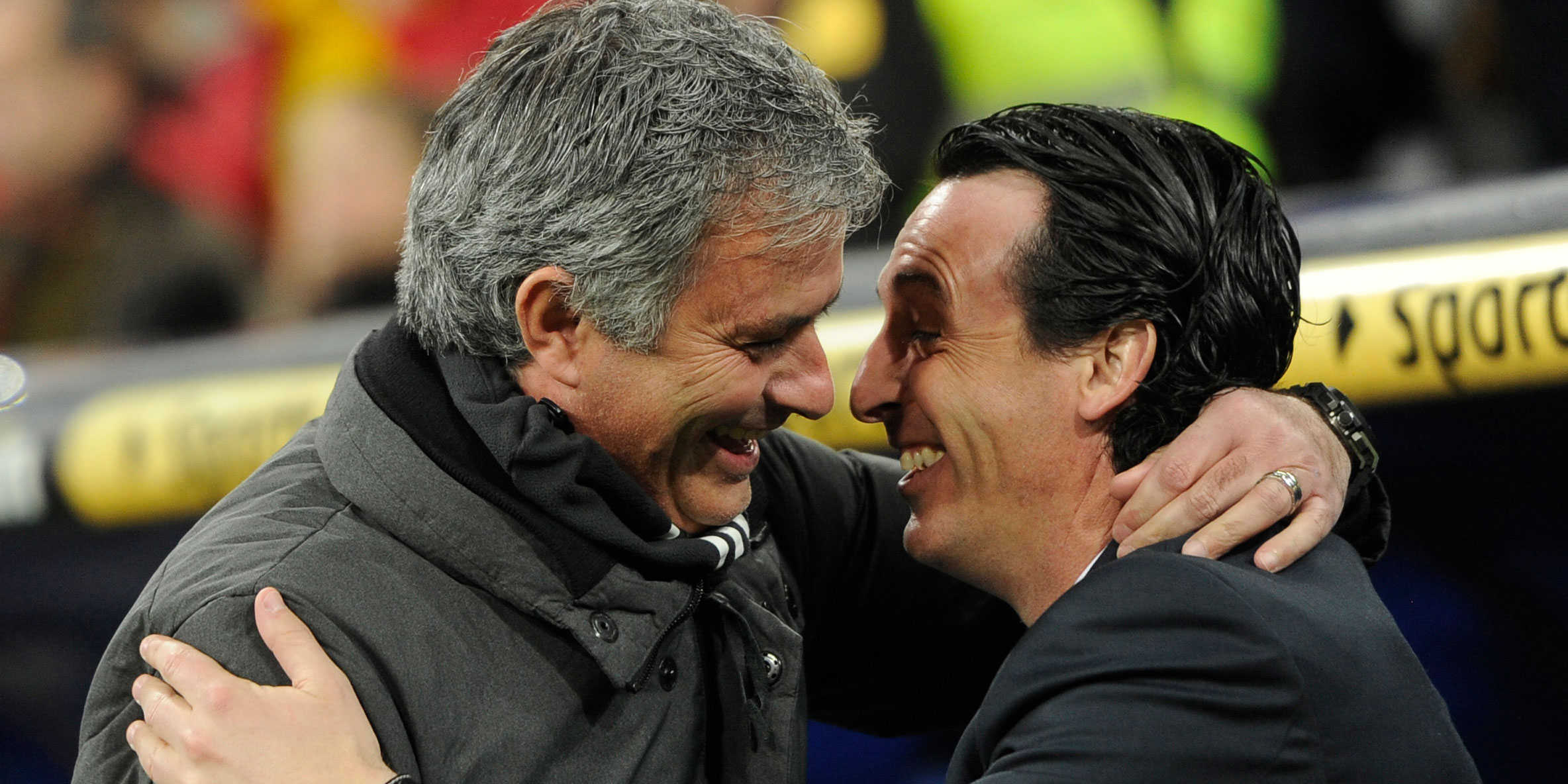 Jose Mourinho and Unai Emery