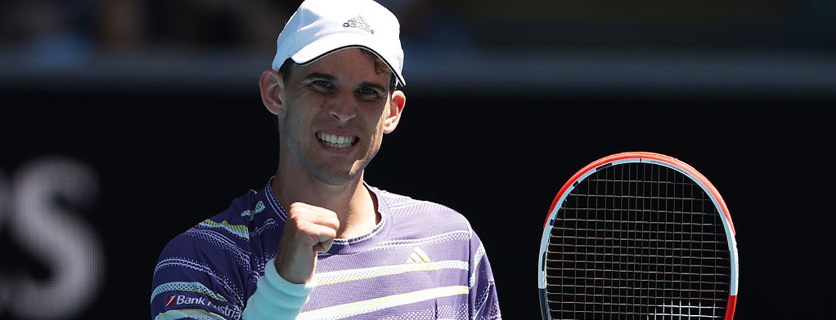 Dominic Thiem of Austria